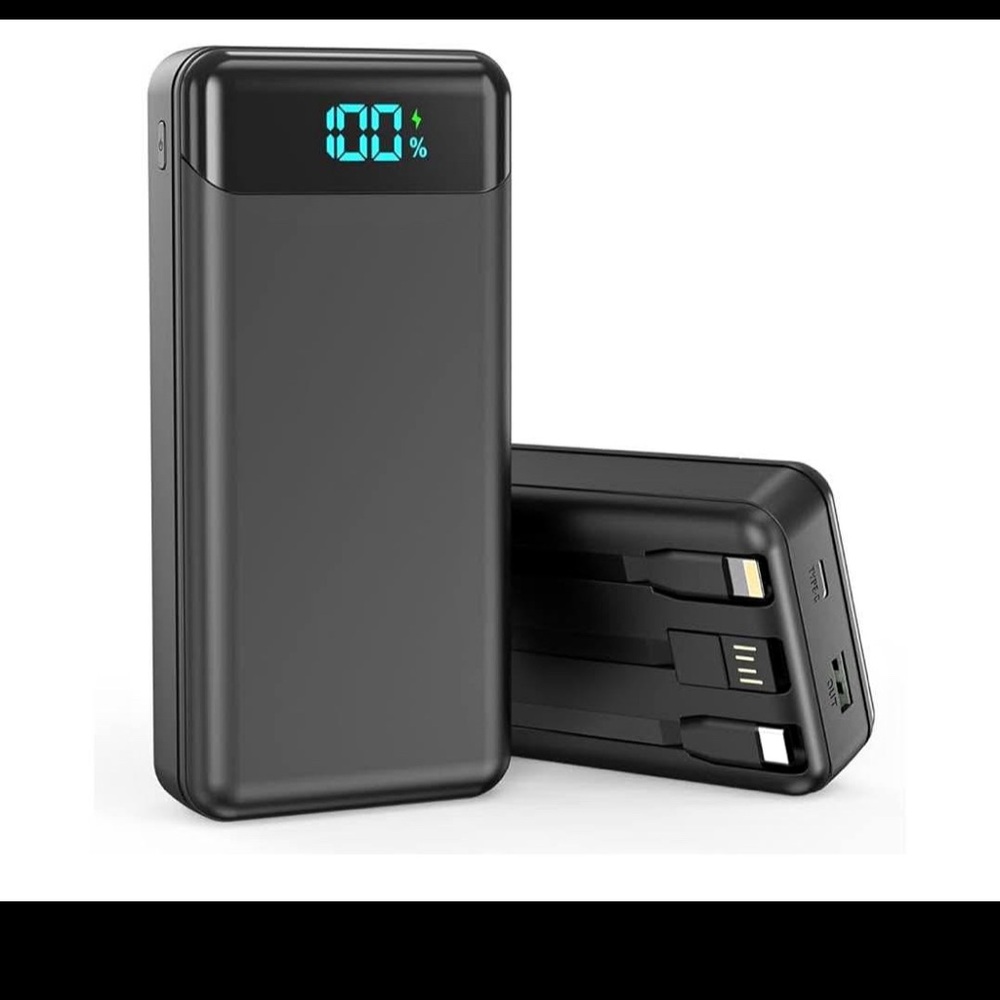 Portable Charger 40000mAh Power Bank - PD 22.5W Fast Charging Battery Pack, Buil